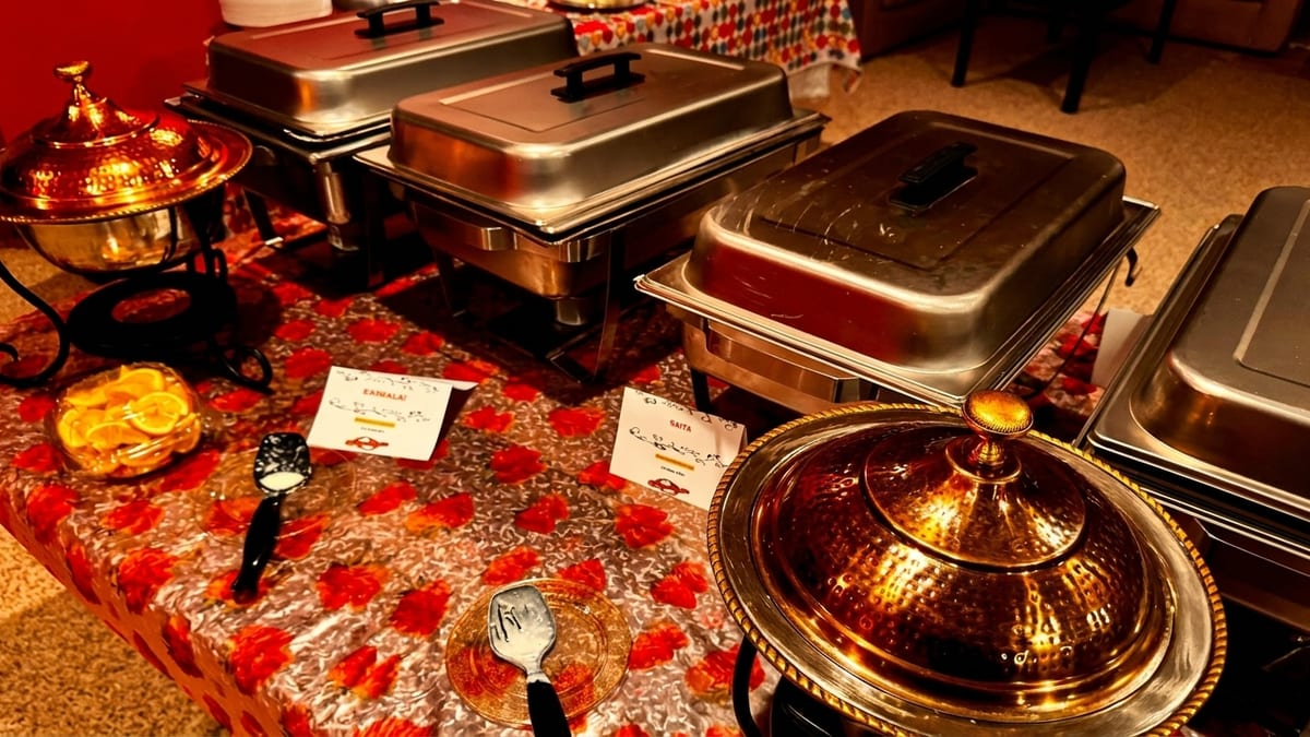 Buffet at both locations