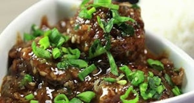 Vegetable Manchurian.