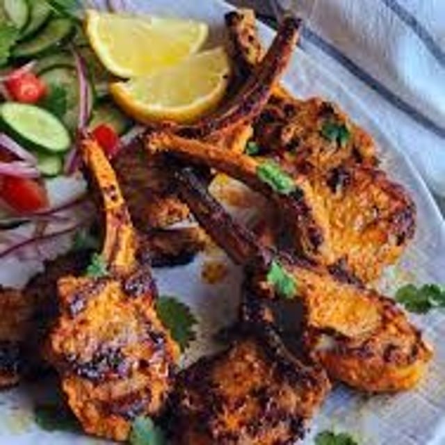 Tandoori Lamb Chops.