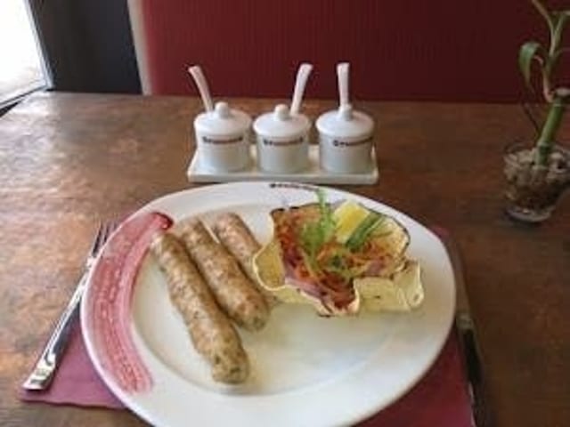 Chicken Seeth Kebab.