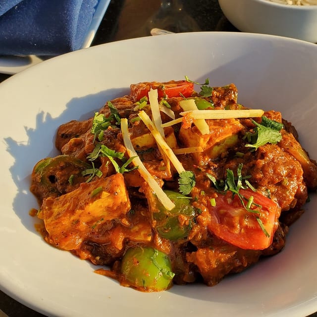 Kadhai Paneer.