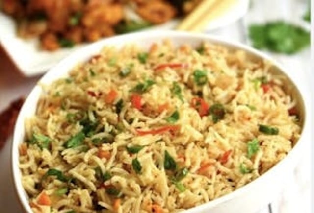 Chili Garlic Fried Rice.