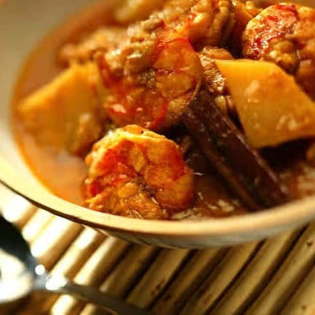 Shrimp Vindaloo.