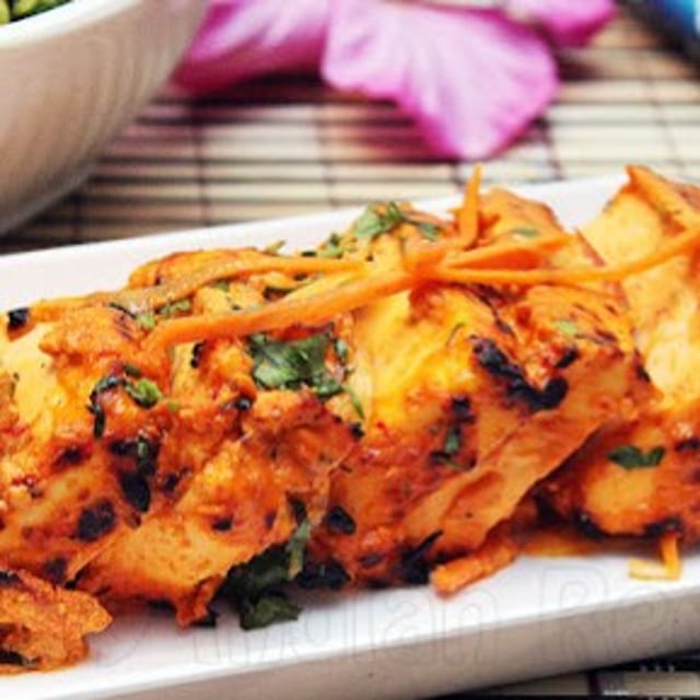 Paneer Tikka Achaari.